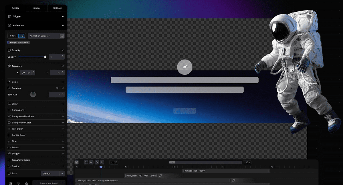 A Few Lightweight Web Animation Services