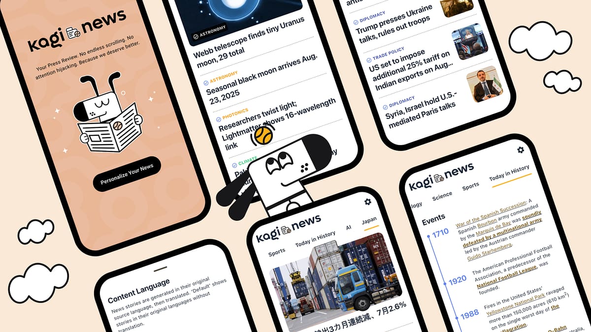 Kagi News: A Private, Uncluttered News Service