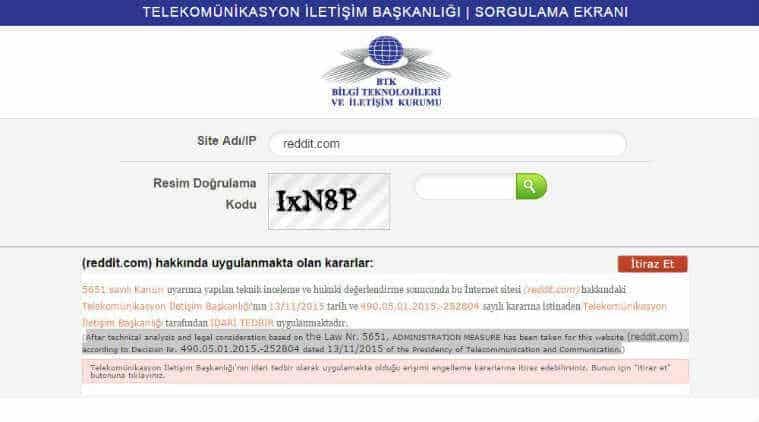 Reddit Banned In Turkey