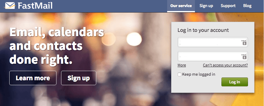 Fastmail (screenshot)